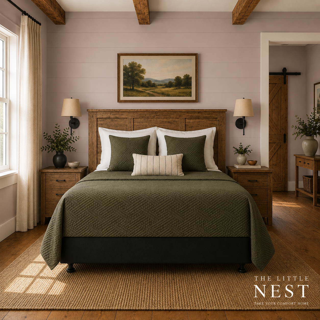 DreamGreen Amora Bedcover Olive
