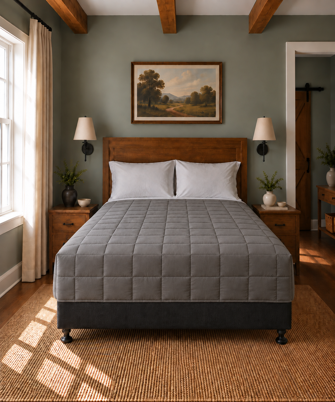 DreamGreen Snug Quilt Charcoal
