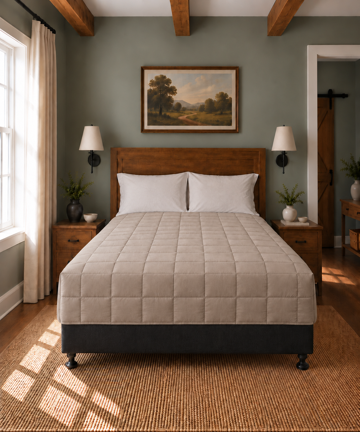 DreamGreen Snug Quilt Slate