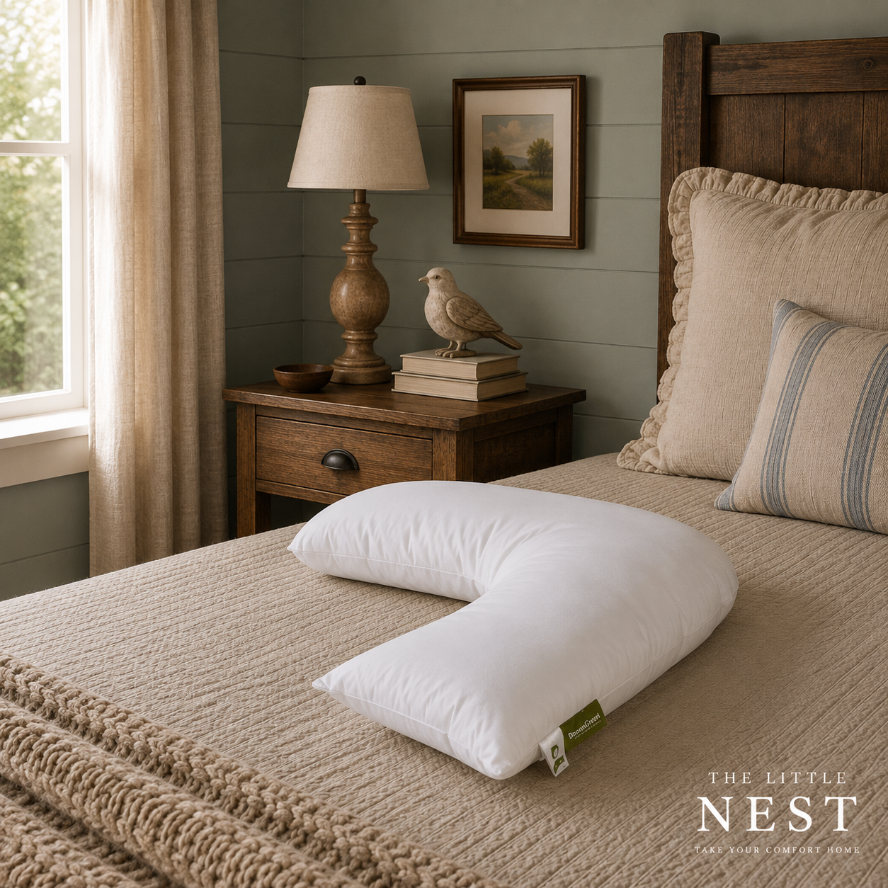 DreamGreen V-Shape Pillow - 1000 grm