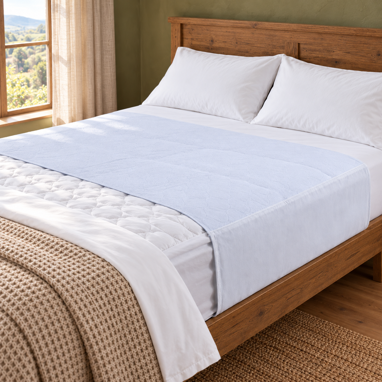 DreamTicket Absorbent Bed Pad With Flaps - 1500ml