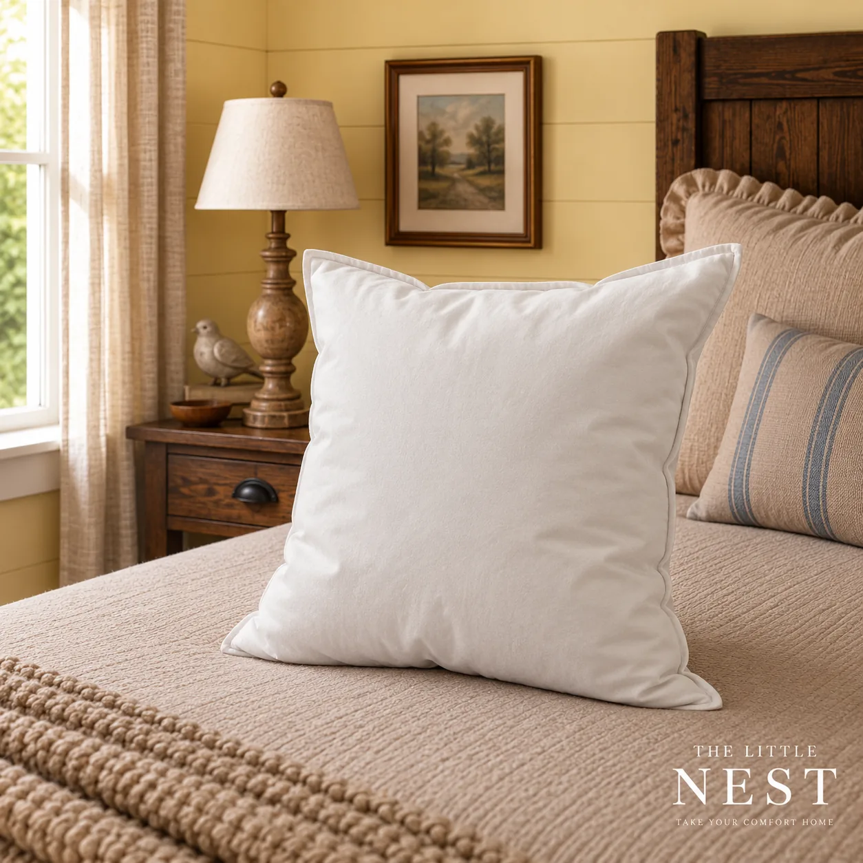 DreamTicket Feather Square Cushion Inner - 50 x 50cm