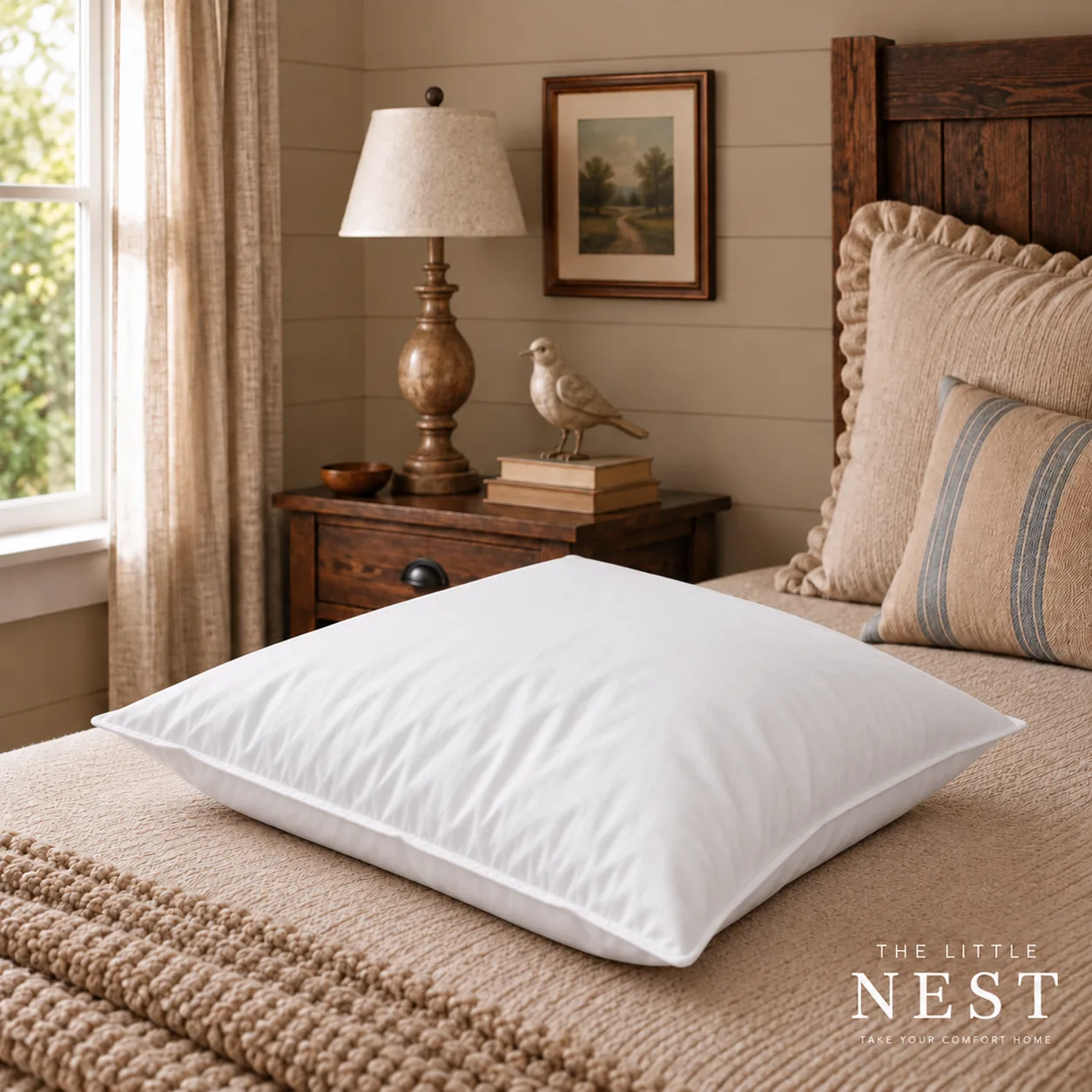 DreamTicket 70/30 Feather/Down Euro Pillow