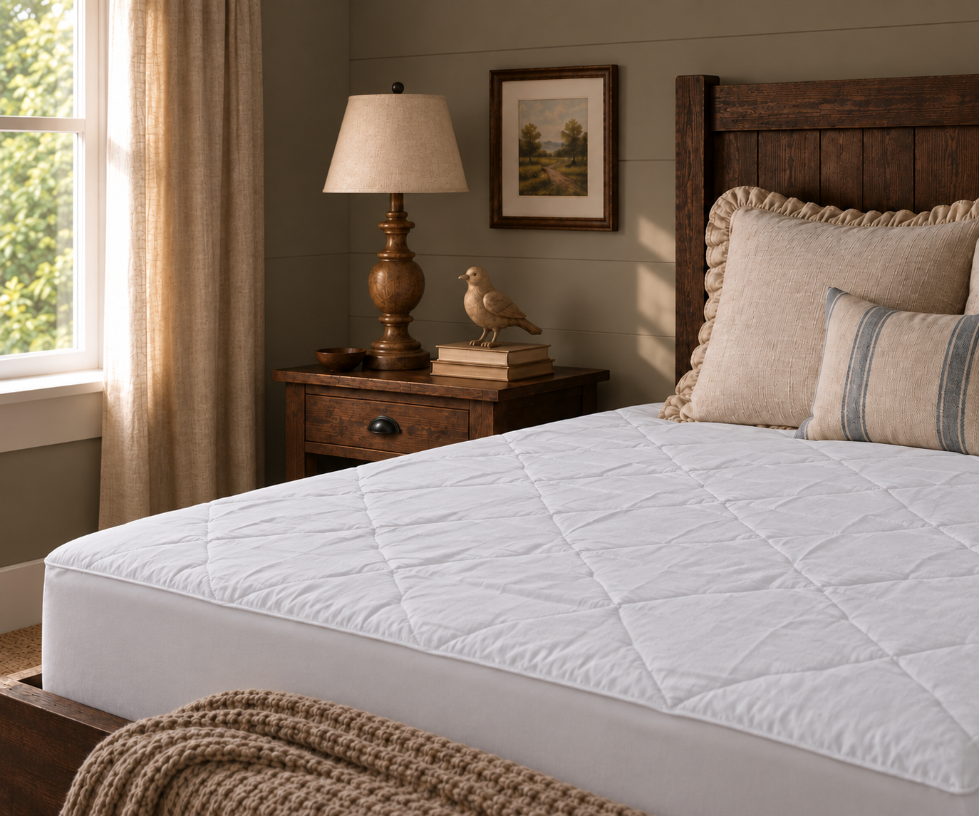 Fitted Mattress Protector Cali-King