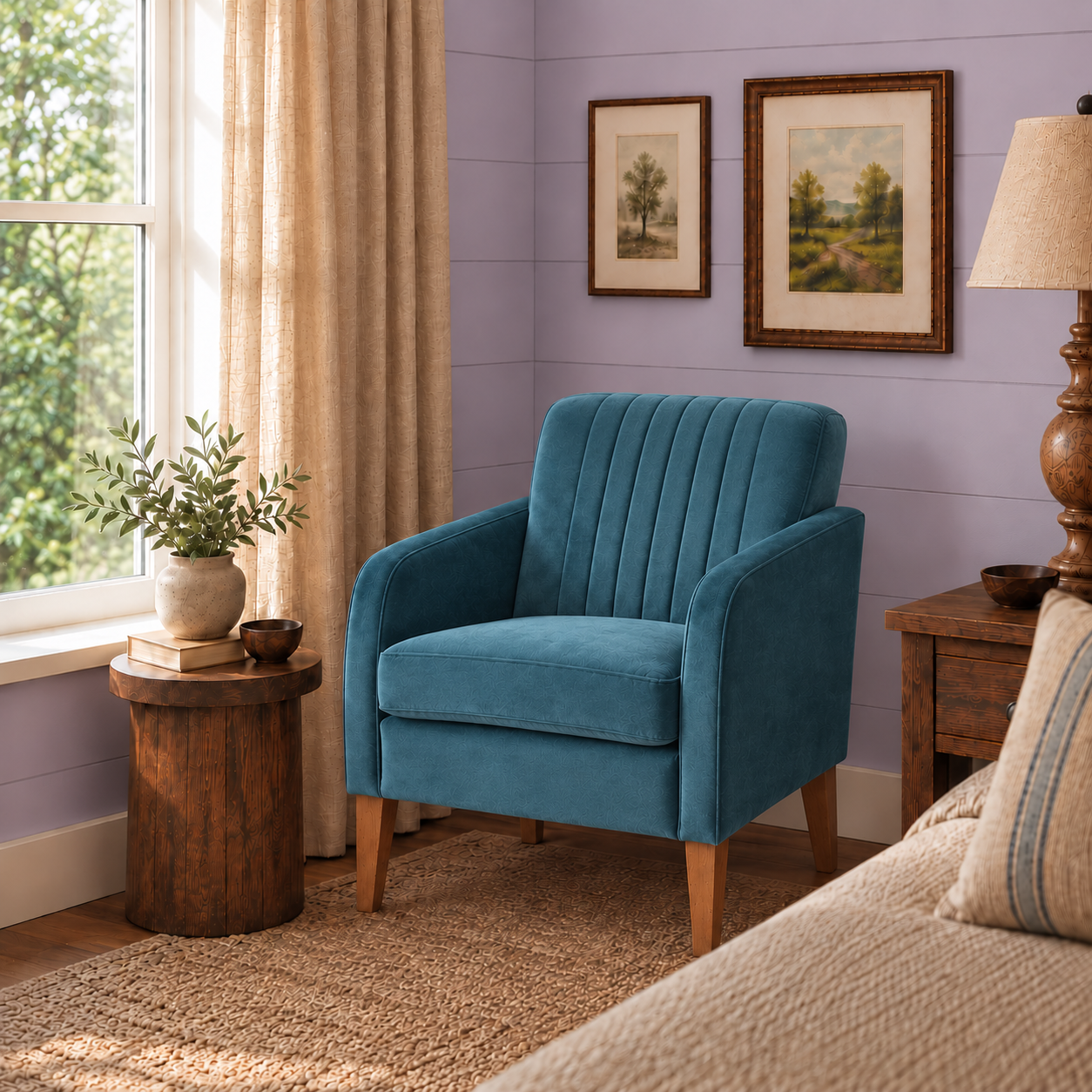 Makers Batten Chair - Navy