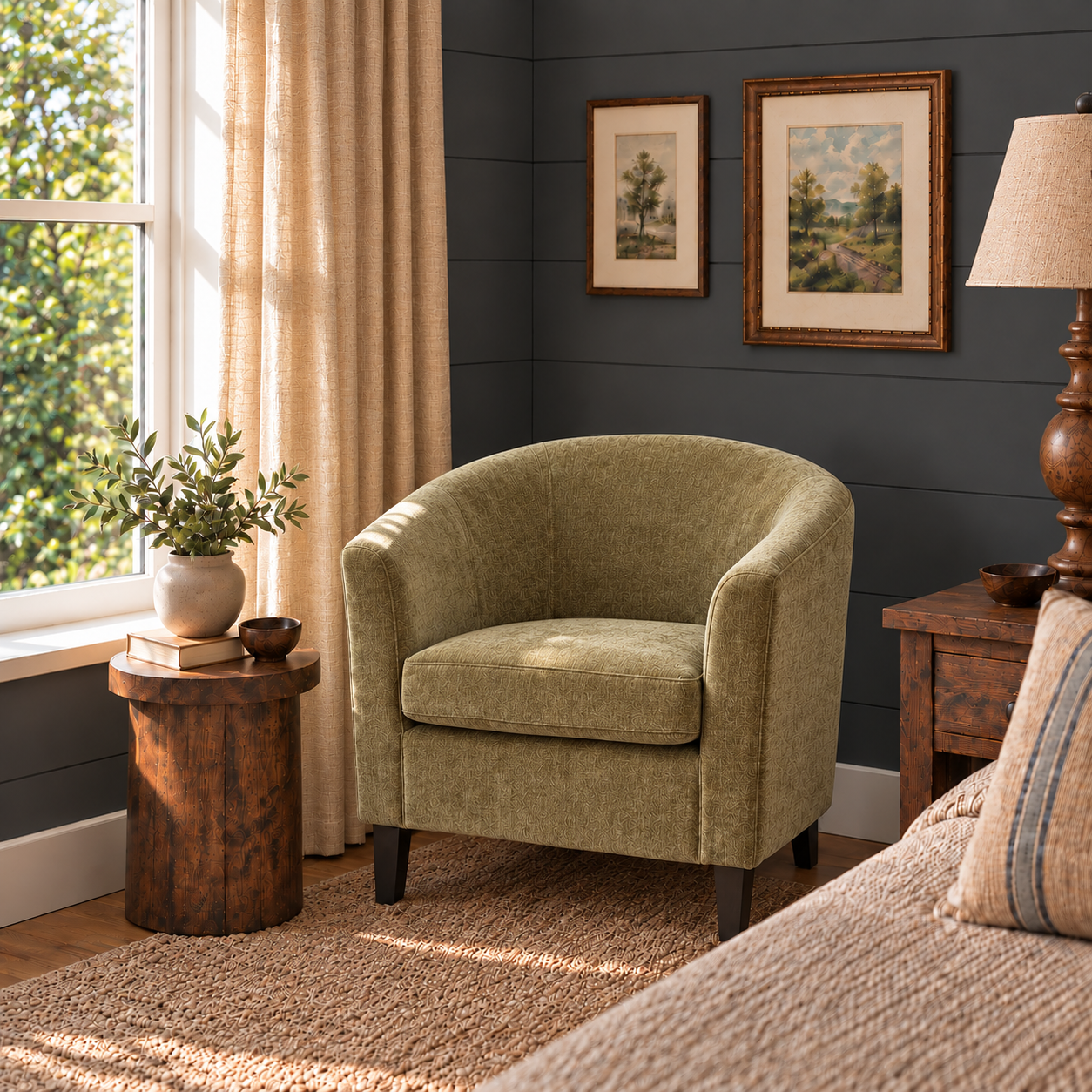 Makers Deluxe Tub Chair Fabric - Pistachio