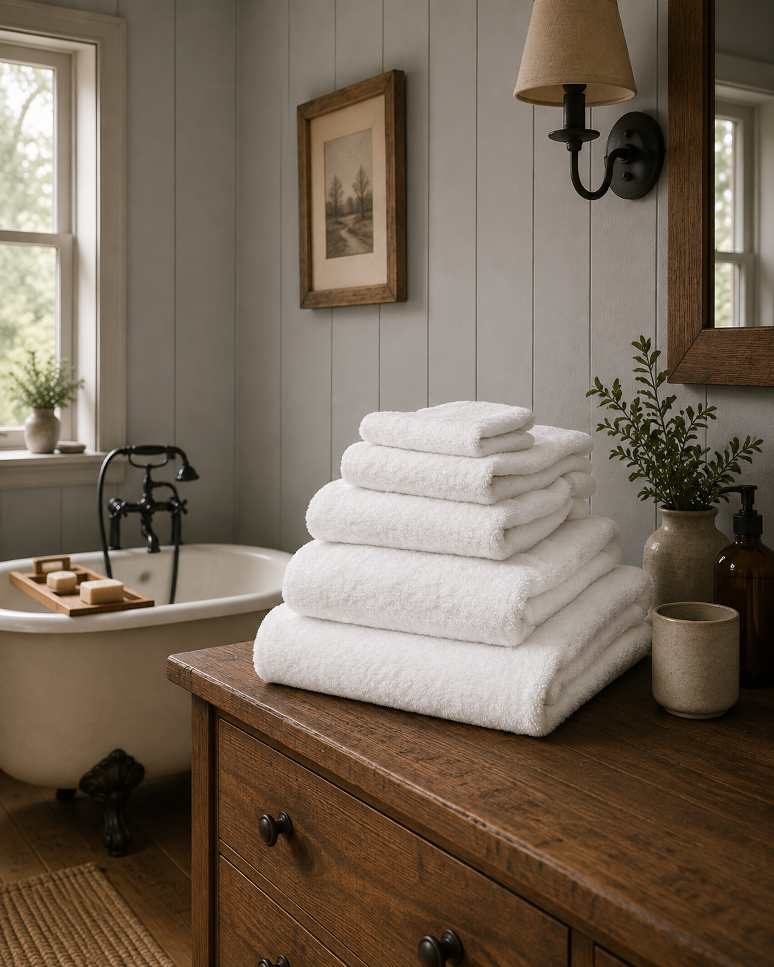 Weavers Monarch Towelling - White